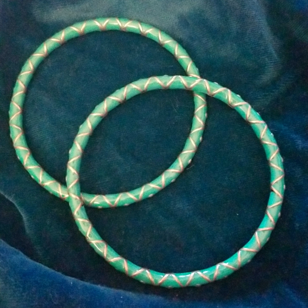 Enamel bangles
